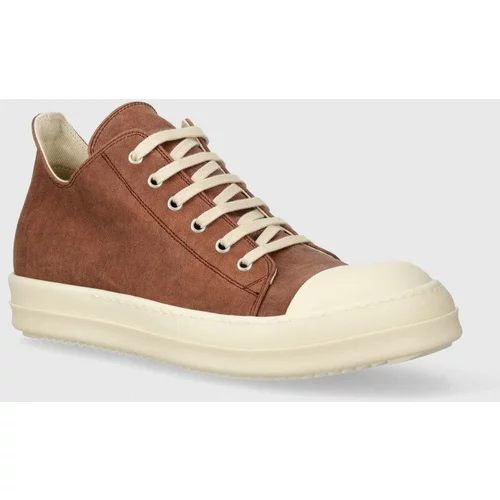 Rick Owens Tenisice Denim Shoes Low Sneaks za muškarce, boja: smeđa, DU01D1802.SCF.5411