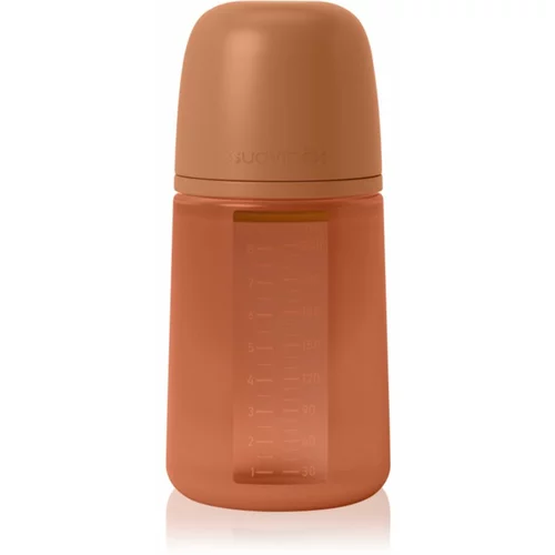 Suavinex Colour Essence SX Pro steklenička za dojenčke Medium Flow - Sunset Orange 240 ml