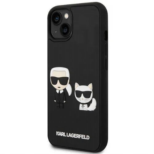 Karl Lagerfeld KLHCP14S3DRKCK za iPhone 14 6.1 črna trda zaščita - Full Bodies 3D Cene