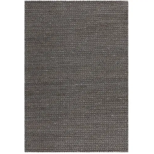Asiatic Carpets Antracitno sivi ručno rađen juteni tepih 200x290 cm Oakley –
