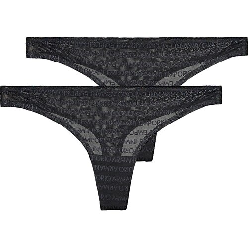 Emporio Armani ALL OVER LOGO MESH X2 Crna Slike