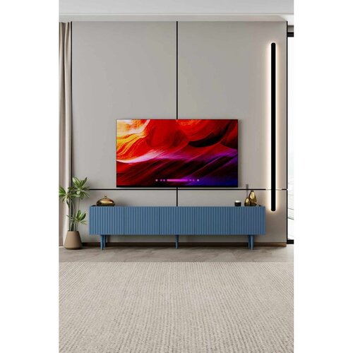 Hanah home TV komoda Capella 200, 200 cm, plava Cene