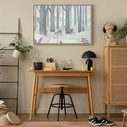  Slika - Fairy-Tale Forest (1 Part) Vertical - Second Variant 90x60 U prirodnom drvenom okviru Slike