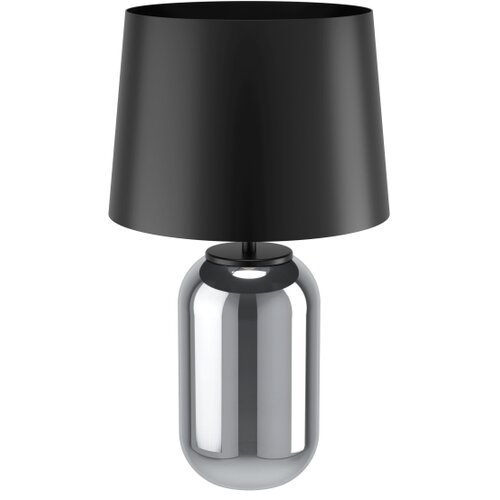 Eglo 390063 - Stona lampa CUITE 1xE27/40W/230V crna/dimljena Slike