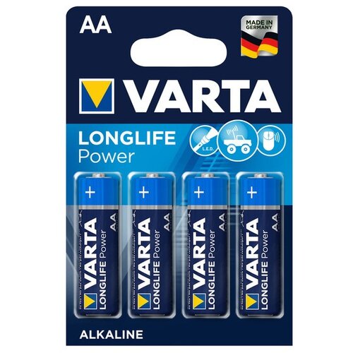 Varta LongLife Power baterija AA, 4 kos Cene
