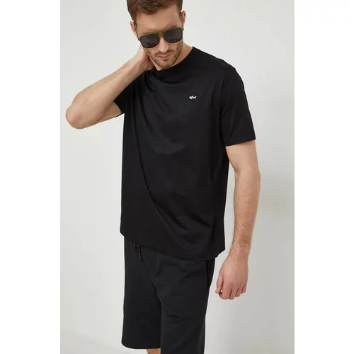 Paul&Shark Pamučna majica za muškarce, boja: crna, bez uzorka