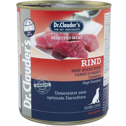 Dr. Clauider's dog selected meat govedina konzerva 400g Slike