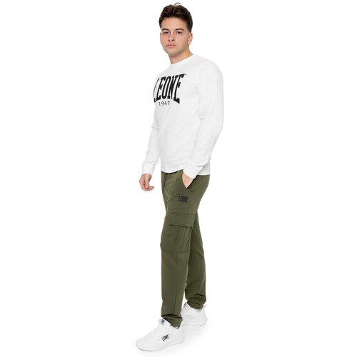 Leone 1947 Hlače cargo Man Sweatpants Cargo Small Logo Kaki Slike