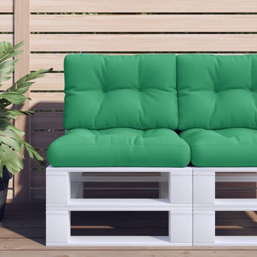 vidaXL Jastuk za palete zeleni 60 x 40 x 12 cm od tkanine Cijene