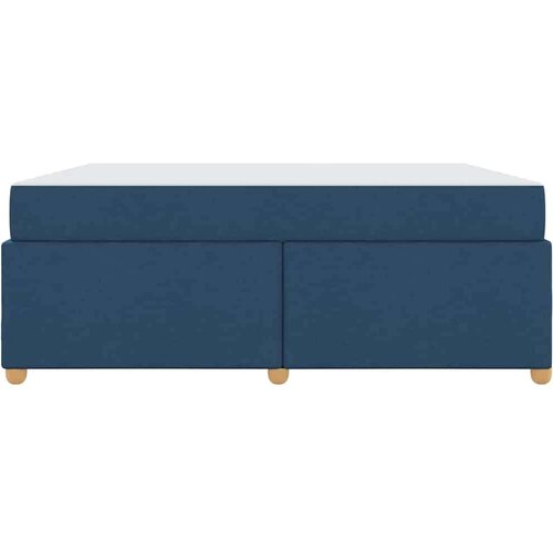  okvir za krevet s madracem plava 180 x 200 cm tkanina Slike
