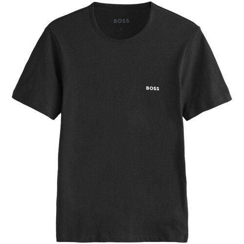 Boss Cotton Basic T-Shirt Black Crna Slike