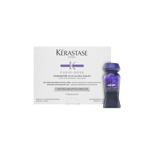 K&amp;eacute;rastase Fusio-Dose Concentr&amp;eacute; [H.A] Ultra-Violet zdravljenje las za svetle lase 10 x 12 ml Slike