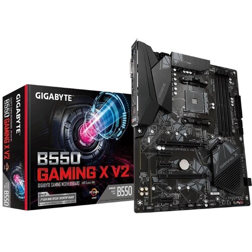 Gigabyte Main Board Desktop AMD B550, AM4, 4 x DDR4, DVI-D/HDMI, 2xPCIE x16 , 3xPCIE x1, ALC887 , 2x M.2 , 4 x SATA, ATX Cijene