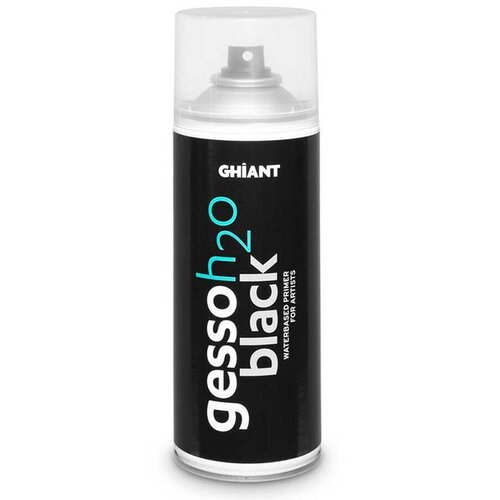 Ghiant Gesso H2O crni temeljni premaz u spreju Slike