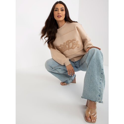 FANCY Sweatshirt-FA-BL-8127.80P-beige Slike