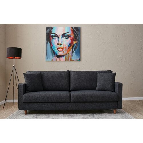 Atelier Del Sofa Eva trosed 210 cm, antracit Slike