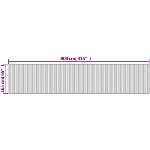  pregrada tamnosmeđa 165 x 800 cm od bambusa Slike
