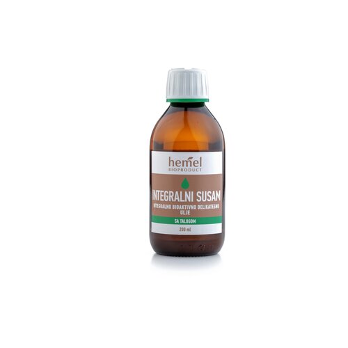 Hemel Sporo hladno ceđeno integralno ulje sa talogom Susam 200ml Slike
