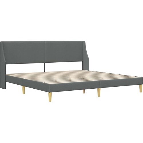  Krevetna konstrukcija Tamnosiva 180 x 200 cm Tkanina Slike