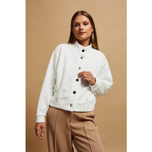 Moodo Sweatshirt with decorative buttons Slike