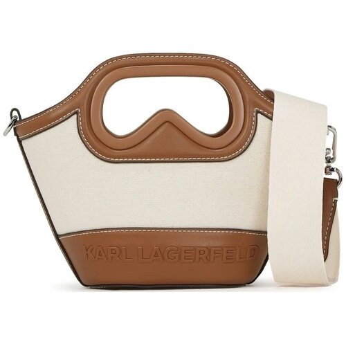 Karl Lagerfeld Torbe K AVIATOR TULIP MINI TOTE Kostanjeva Cene