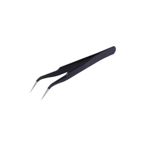 Quadrios ESD pinceta obložena nehrđajućim čelikom 120 x 10 mm kutni vrh 0,2 mm EN61340-5-1 23EC154 ESD pinceta Cijene