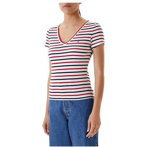 Tommy Hilfiger prugasta ženska majica Slike