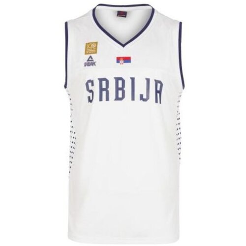 Peak Sport PEAK košarkaški navijački dres Srbija beli, V-izrez, sezona 2023 Cene
