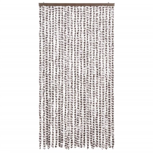  Zastor protiv insekata smeđe-sivi i bijeli 100 x 220 cm &amp;scaron;enil Slike