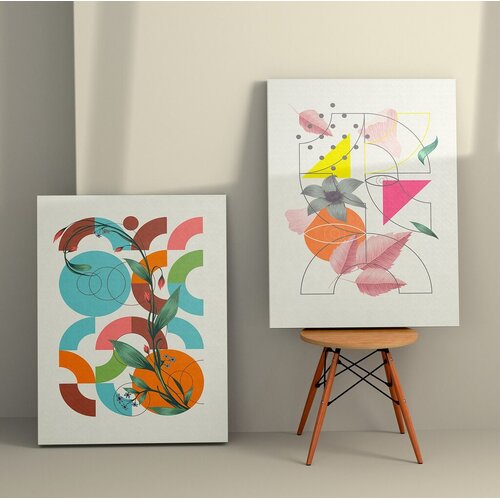 Wallity Zidna dekoracija 2KNV4283, 50 x 70cm, 2 komada Cene