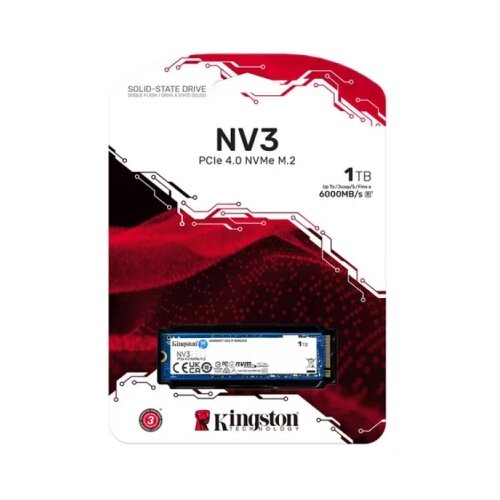 Kingston SSD 1TB KIN NV3 PCIe M.2 2280 NVMe SNV3S/1000G Cene