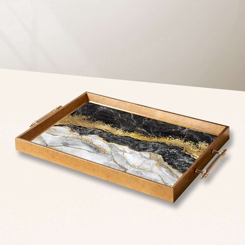 Aberto Design Poslužavnik TPEA10031 50 x 29 x 3.5 cm, Šareni Cene