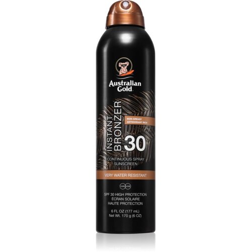 Australian Gold Instant Bronzer sprej za sunčanje s bronzerom SPF 30 177 ml Slike