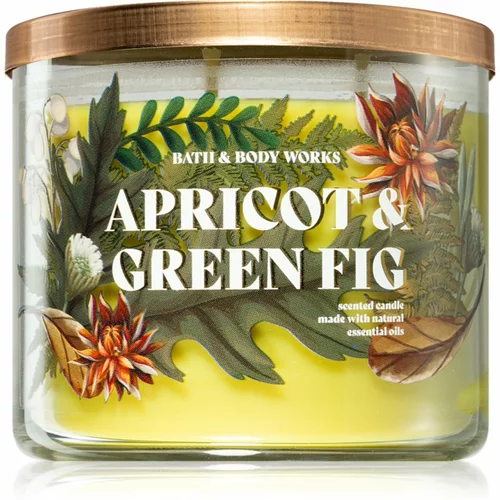 Bath & Body Works Apricot & Green Fig dišeča sveča 411 g