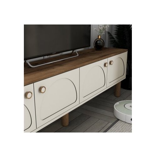 Hanah home tv polica bohem 851 cream Slike