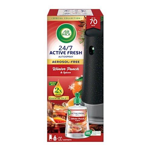 Air Wick Active Fresh Family Winter Punch automatski osvježivač zraka s punjenjem 228 ml Cene