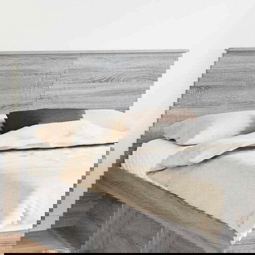  Uzglavlje s uzglavljem Siva Sonoma 150 cm Konstruirano drvo Cijene