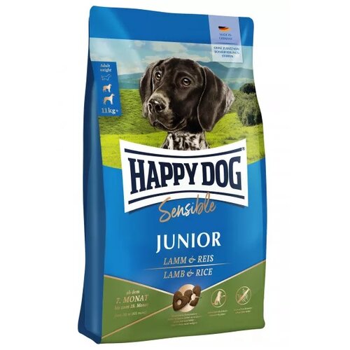 Happy Dog hrana za pse Junior Sensitive Lamb&Rice 1kg Slike