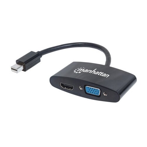 Manhattan Adapter 152709 Mini DisplayPort/M - HDMI/VGA F Crni Cene