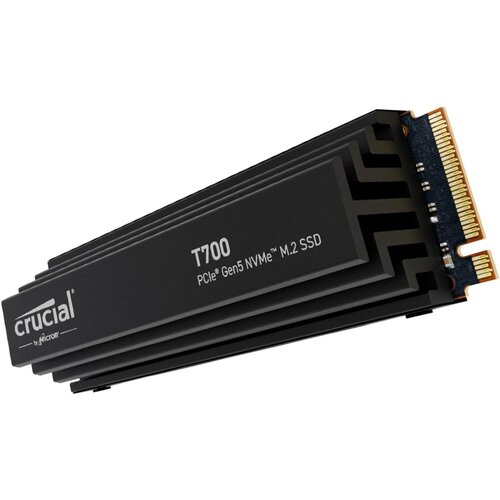 Crucial T700 1TB pcie Gen5 nvme M.2 ssd s hlajenjem Slike
