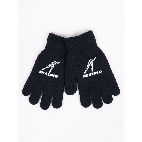 Yoclub Kids&amp;#039;s Boys&amp;#039; Five-Finger Gloves RED-0012C-AA5A-018 Slike