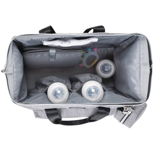  Torba za mame Maxi Light Grey KKB21039 Slike