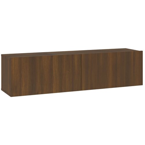 VidaXL Stenska TV omarica rjavi hrast 120x30x30 cm, (20620308) Slike