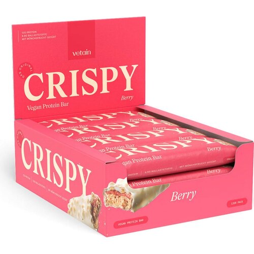 Vetain CRISPY veganske proteinske pločice - pakiranje od 12 komada - Berry Cijene
