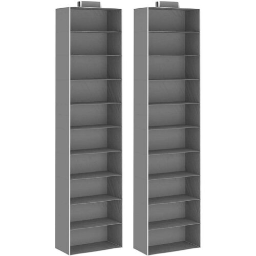 Viseći Viseč organizator za omaro 2 kosa z 10 policami blago, (20765447) Slike