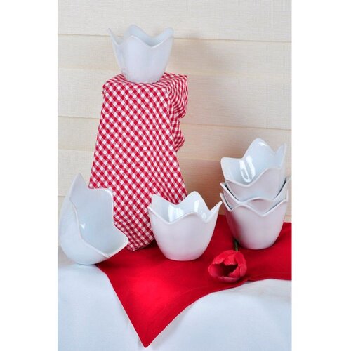 Hermia Concept Set zdjelica (6 komada), White Lily Cookie 12 Cm 6 Pieces Slike