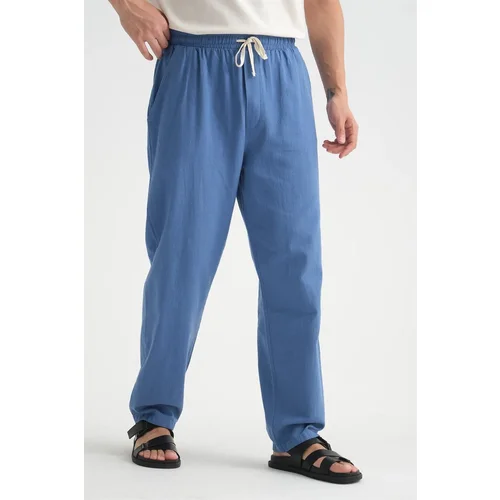 Dewberry 38304 Baggy Mens Pants-INDIGO