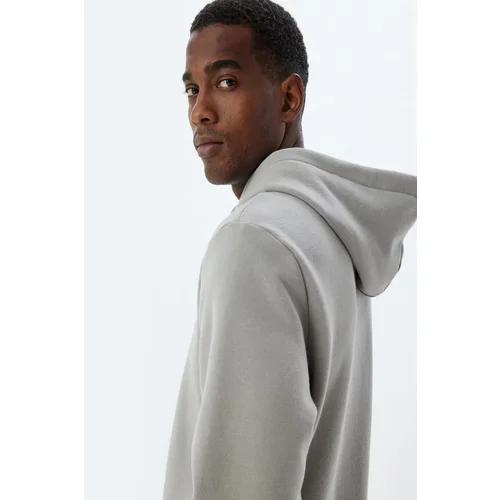 Koton Hooded Sweatshirt Basic Cotton Blend