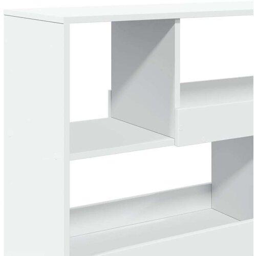  za knjige / sobna pregrada bijeli 100 x 33 x 94 5 cm Slike