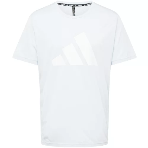 Adidas Tehnička sportska majica 'RUN IT' pastelno plava / bijela